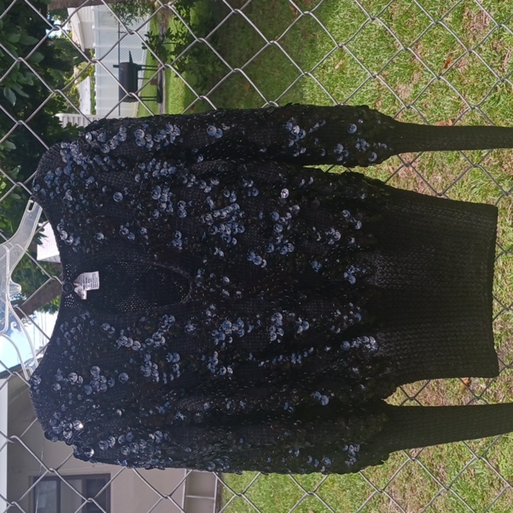 NANNELL  SEQUINS SWEATER  L